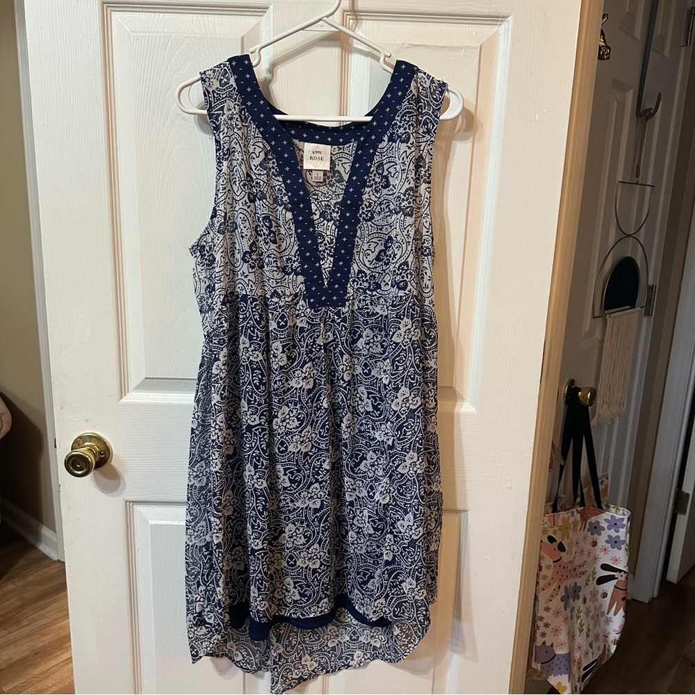 Navy Paisley sundress - Picture 9 of 9